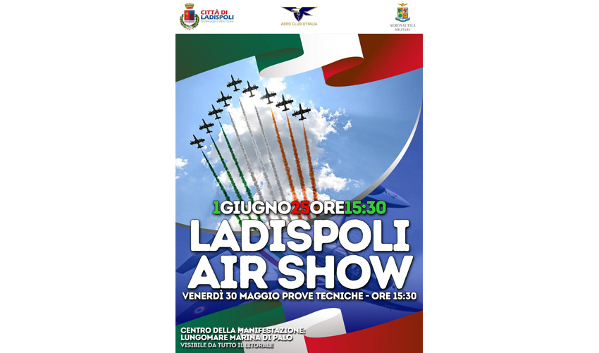 Ladispoli Air Show 2025: per la seconda volta l'Aeroclub di Viterbo è l'Ente organizzatore